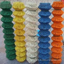 PVC-beschichtete Maschendrahtzaun mit verschiedenen Farben